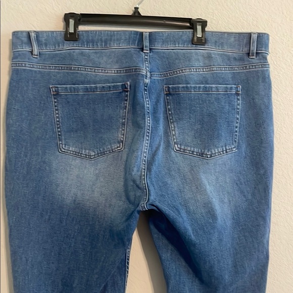 Soft Surroundings Women Relaxed Fit Pull On Blue Jeans 2X Stretch Contemporary - Picture 6 of 15